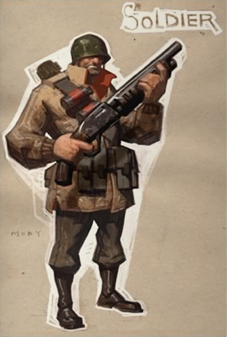 Illustration for article titled Before They Were Heroes: the Art of Team Fortress 2
